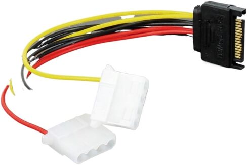 SATA Male to IDE 4Pin Model Female Power Supply Computer Cable Extention Hard Drive Cable Sata 1 to 2 4PIN in Saudi Arabia