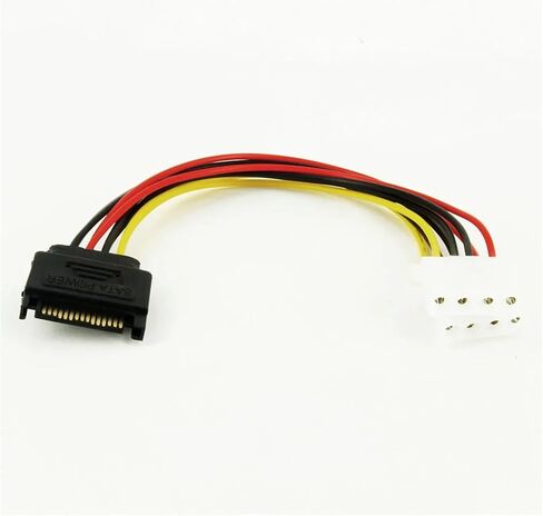 SATA Male to IDE 4Pin Model Female Power Supply Computer Cable Extention Hard Drive Cable Sata 1 to 2 4PIN in Saudi Arabia