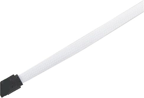 موثوق -2x 50cm SATA 3.0 III SATA3 7PIN بيانات البيانات الزاوية اليمنى 6GB/S SSD كابلات DATK DATK DATAL مع نايلون الأكمام () in Saudi Arabia