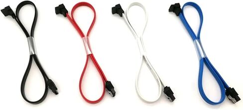 SATA 3.0 Data Cable 90 To180 Degree Hard Disk Drive SATA Cables 6GBit/s with Locking Latch 45cm 60cm(60cm,Blue) in Saudi Arabia