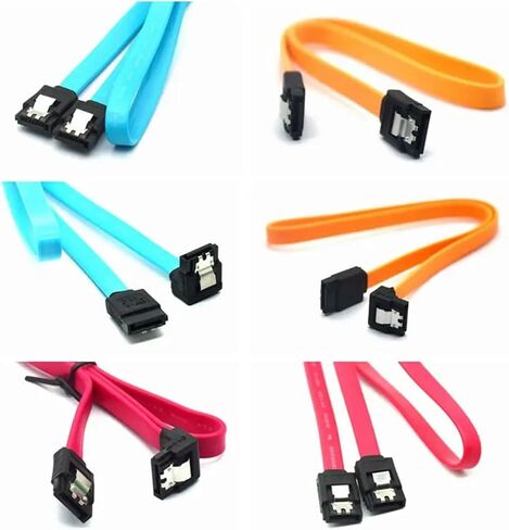 45 سم SATA3.0 SOL*/ID CABLE DATK DATAR CABILE SARIAL CABLE متعدد الألوان متعددة المواصفات SATA DISK HARD DISK CABLE 45 سم (RED-مستقيم) in Saudi Arabia