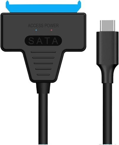 to USB 3.0/2.0 Cable Up to 6 Gbps for 2.5 Inch External HDD SSD Hard Drive SATA 3 22 Pin Adapter USB 3.0 to Sata III Cord(USB 2.0) in Saudi Arabia