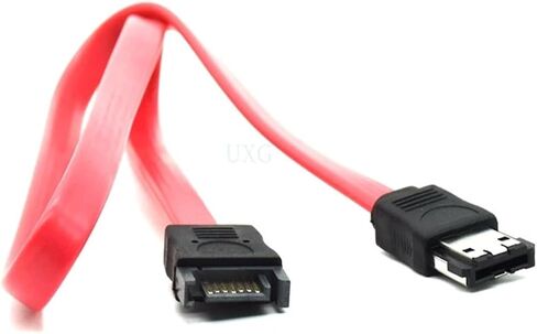 The Best Quality 40cm P>S#3 Hard Drive SATA 7P Male-esata ESATA 7P Female Extender Extension Cable 0.4m in Saudi Arabia