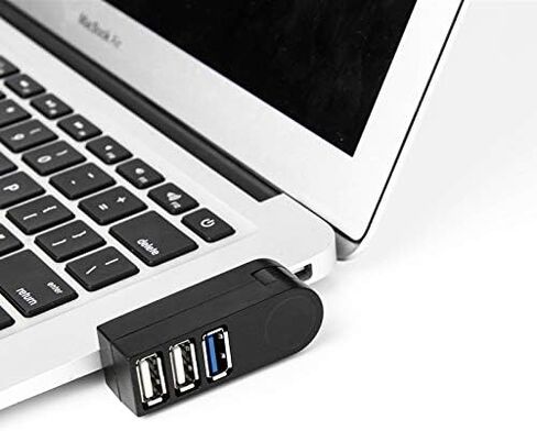 1PC عالي السرعة USB 2.0/3.0 HUB Multi USB SPLITER 4 PORT EXPANDER متعددة ملحقات الكمبيوتر USB لجهاز الكمبيوتر المحمول (اللون: أبيض) (أسود) in Saudi Arabia