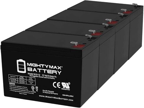 Mighty Max Battery 12V 9AH SLA Pratice Battery for Tripp Lite Smart1050SLT - 4 Pack in Saudi Arabia