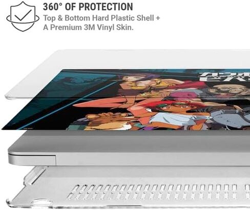 Skinit Laptop Case Plus Skin Compatible with MacBook Air 13in M1 (2021) - Officially Licensed Cowboy Bebop Bounty Crew Design in Saudi Arabia