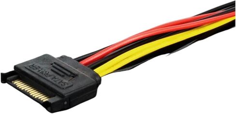 SATA Male to IDE 4Pin Model Female Power Supply Computer Cable Extention Hard Drive Cable Sata 1 to 2 4PIN in Saudi Arabia