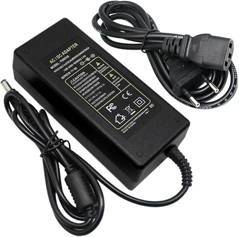 AC110 220V Power Adapter Transformer LED Light Strip 10A DC 5V Power Adapter 2.1mm-2.5mm*5.5mm(US) in Saudi Arabia