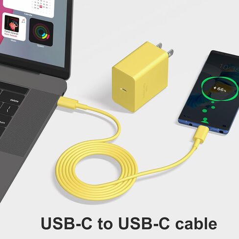 Type C Charger Fast Charging 10ft 45W USB C Charger Block 2-pack-pack long USB C Cable for Samsung Galaxy S25/S24/S23/S22/S21 ، for iPhone 17/17 Pro/17 Pro Max/16/16 Pro/16 Pro Max/15/15 Pro Max/15 plus in Saudi Arabia