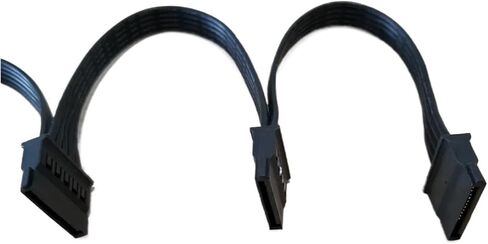 بالنسبة لسلسلة CM3 Computer PC CASE MAINBOARK CASE ATX PSU SATA MODULE CABLE 6PIN إلى 3 × فاصل محول in Saudi Arabia