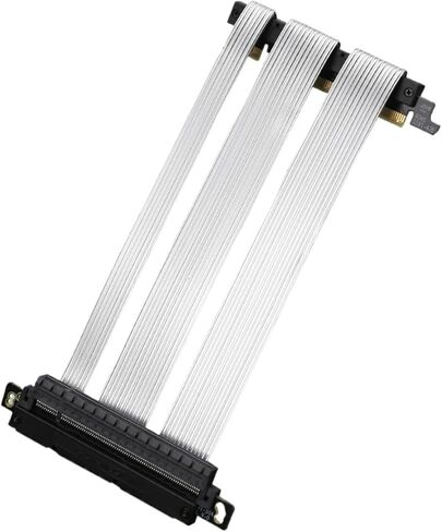 كابل Riser Ultra PCIE 5.0 X16 [RTX5090 RTX5080 RTX4090] محمي للألعاب الرأسية العمودية عالية السرعة PCI Express Gen5 (0.33M) in Saudi Arabia