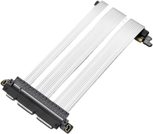 كابل Riser Ultra PCIE 5.0 X16 [RTX5090 RTX5080 RTX4090] محمي للألعاب الرأسية العمودية عالية السرعة PCI Express Gen5 (0.33M) in Saudi Arabia