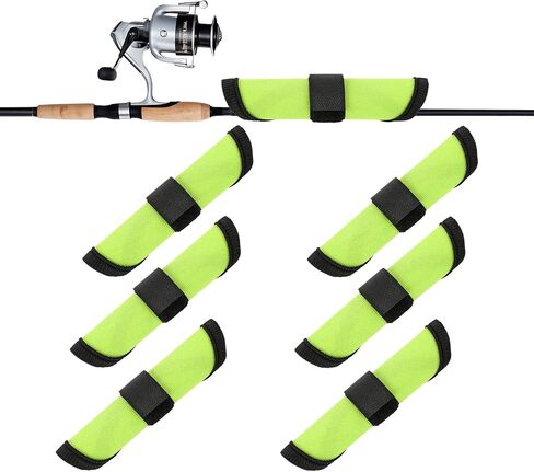 Fishing Lure Covers, 5.9" Rod Lure Wrap, Lure Wraps for Fishing Rod, The Best Choice for Tri Color Mixed in Kuwait