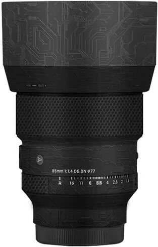 for Sigma Art 85mm F1.4 DG DN Fit for Sony Mount Camera Decal Skin Vinyl Wrap Film Camera Lens Body Protective Sticker Protector Coat 1:1.4 85 1.4(Circuit Blue) in Kuwait