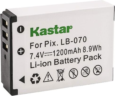 حزمة بطارية استبدال KASTAR لـ PIXPRO LB-070 LB070 و PIXPRO AZ651 ، PIXPRO AZ651 AZ652 ASTRO ZOOM ، PIXPRO AZ901 in Saudi Arabia