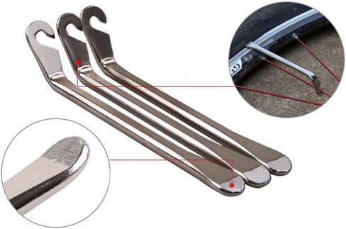 3pcs Multitools أسود - ذراع إطارات الدراجة الأساسية مجموعة للإصلاح والصيانة in Saudi Arabia
