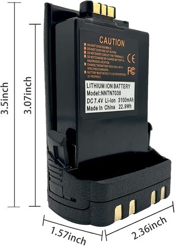 10 حزمة NNTN7038 NNTN7038B PMNN4486A PMNN4403 3100MAH بطارية LI-ION لـ APX6000 APX7000 APX8000 APX8000XE APX6000XE APX7000XE in Saudi Arabia