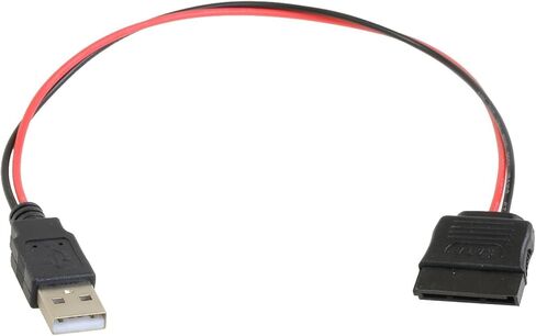 USB Male to 15Pin Female Adapter Power Cable Cord 18AWG 30cm for 2.5 Hard Drive HDD SSD in Saudi Arabia