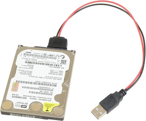 USB Male to 15Pin Female Adapter Power Cable Cord 18AWG 30cm for 2.5 Hard Drive HDD SSD in Saudi Arabia