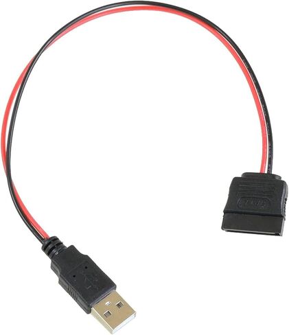 USB Male to 15Pin Female Adapter Power Cable Cord 18AWG 30cm for 2.5 Hard Drive HDD SSD in Saudi Arabia