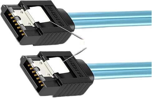 0.5M SATA 3.0 III 7PIN كابل البيانات التسلسلية 4/6 المنافذ 6GB/S SATA3 SSD كابلات مرنة مستقيمة مستقيمة HDD خط محرك الأقراص الصلبة (كوع SATA) in Saudi Arabia