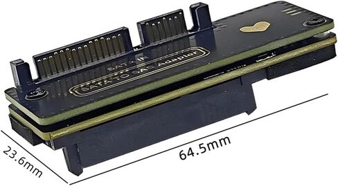SATA3.0 to S/AS Riser Card S/AS HDD Data Recovery Expansion Card 22Pin to 29Pin Converter 6G with SATA Cable for 2.5" 3.5" S/AS HDD in Saudi Arabia