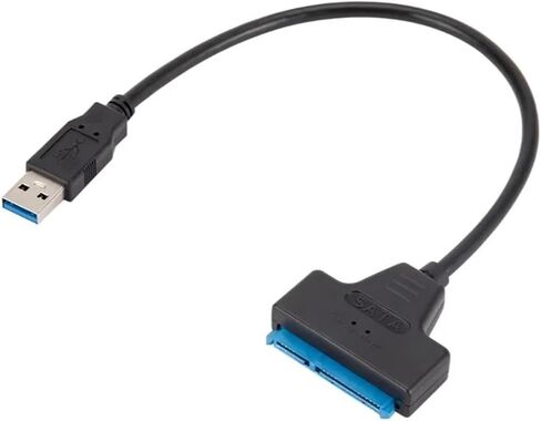 to USB3.0 / TypeC Cable for 2.5 Inch External HDD SSD Hard Drive SATA 3 22 Pin Adapter USB 3.0 to Sata III Cord Up to 6 GBP(USB 3.0 to sata) in Saudi Arabia
