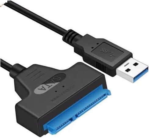 to USB3.0 / TypeC Cable for 2.5 Inch External HDD SSD Hard Drive SATA 3 22 Pin Adapter USB 3.0 to Sata III Cord Up to 6 GBP(USB 3.0 to sata) in Saudi Arabia