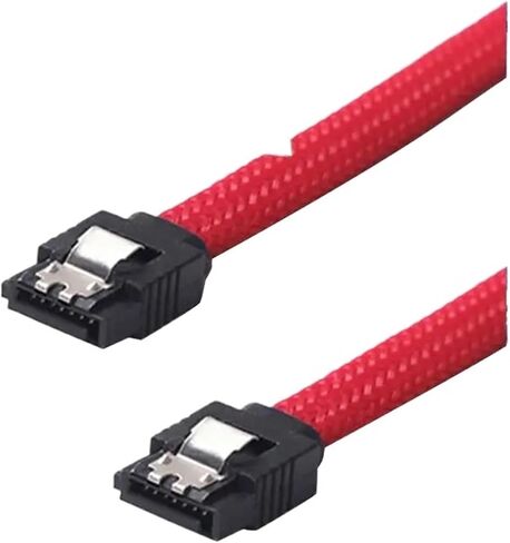 CEA 2 PCS 50CM 3.0 III SATA3 7PIN DATA CABLE 6GB/S SSD CABLES HDD DATK DATAL SLOT مع إصدار قسط من النايلون ، 1 in Saudi Arabia