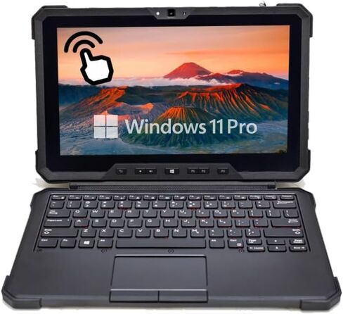 Dell Latitude 7212 Rugged Extreme Laptop ، 11.6 "FHD (1920x1080) جهاز الكمبيوتر اللوحي الشاشة ، Core I5-7300 ، 512 جيجابايت SSD ، ذاكرة الوصول العشوائي 8 جيجا بايت ، كمبيوتر عسكري مع لوحة مفاتيح خلفية ، Windows 11 Pro (متجدد) in Saudi Arabia