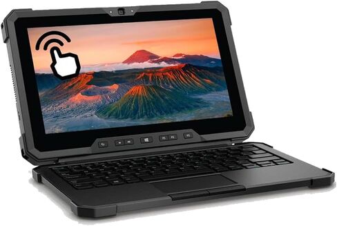 Dell Latitude 7212 Rugged Extreme Laptop ، 11.6 "FHD (1920x1080) جهاز الكمبيوتر اللوحي الشاشة ، Core I5-7300 ، 512 جيجابايت SSD ، ذاكرة الوصول العشوائي 8 جيجا بايت ، كمبيوتر عسكري مع لوحة مفاتيح خلفية ، Windows 11 Pro (متجدد) in Saudi Arabia