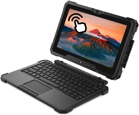 Dell Latitude 7212 Rugged Extreme Laptop ، 11.6 "FHD (1920x1080) جهاز الكمبيوتر اللوحي الشاشة ، Core I5-7300 ، 512 جيجابايت SSD ، ذاكرة الوصول العشوائي 8 جيجا بايت ، كمبيوتر عسكري مع لوحة مفاتيح خلفية ، Windows 11 Pro (متجدد) in Saudi Arabia
