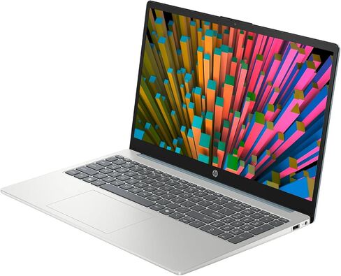 HP 15.6 "HD Touch Scency Captop ، Intel Core I3-1315U ، 32GB DDR4 RAM ، 1TB SSD Storage ، Type-C/A ، HDMI ، Camera Privacy ، Bluetooth ، Wi-Fi 6 ، Windows 11 Home ، Long Battery ، Silver Natural Silver in Kuwait