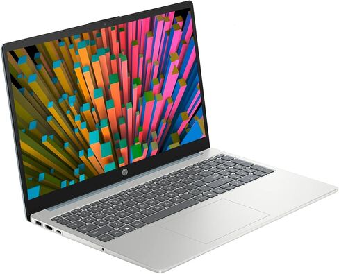 HP 15.6 "HD Touch Scency Captop ، Intel Core I3-1315U ، 32GB DDR4 RAM ، 1TB SSD Storage ، Type-C/A ، HDMI ، Camera Privacy ، Bluetooth ، Wi-Fi 6 ، Windows 11 Home ، Long Battery ، Silver Natural Silver in Kuwait