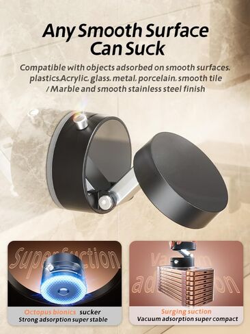 DreamBee Upgraded Vacuum Magnetic Suction Phone Holder,Strong Suction Cup Phone Mount,Foldable&Retractable Car Phone Holder,Hands-Free Magnetic Car Phone Mount, Mirror, Gym, Smooth Surfaces in Kuwait