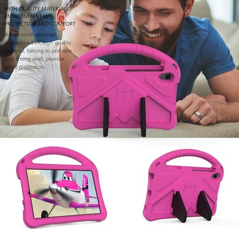 حالة الأطفال لحالة الجهاز اللوحي 8 بوصة (2024 طراز) 100135923 ، غطاء مقاوم لـ EVA لـ Walmart Onn Tablet Case 8 '' Gen 4 ، مع مقبض الحامل ، الأزرق in Saudi Arabia