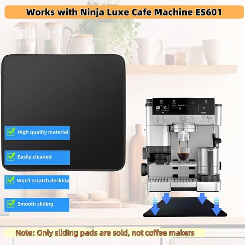 Sliding Pad For Ninja Espresso Coffee Machine ES601, Fast Moving And Anti Slip Base Dual Purpose,Accessories Fit for Ninja Luxe Cafe Machine in Saudi Arabia