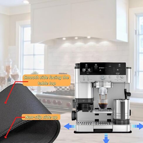 Sliding Pad For Ninja Espresso Coffee Machine ES601, Fast Moving And Anti Slip Base Dual Purpose,Accessories Fit for Ninja Luxe Cafe Machine in Saudi Arabia