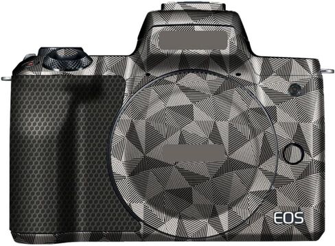 M50 I II Camera Skin Wrap Anti-Scratch Sticker Vinyl Protective Film Body Protector Coat Decals Cover for Canon EOS M50 I/II(Plover Black) in Kuwait