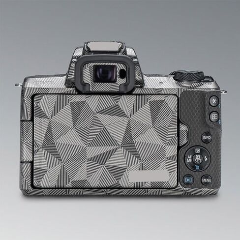 M50 I II Camera Skin Wrap Anti-Scratch Sticker Vinyl Protective Film Body Protector Coat Decals Cover for Canon EOS M50 I/II(Plover Black) in Kuwait
