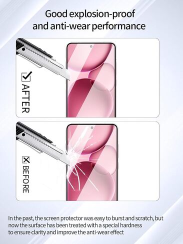 واقي الشاشة لـ OPPO Find X8 Ultra ، مضاد للخلع 9H صلابة اللمس حساس 2.5D الحواف الدائرية الفقاعة الحرة سهلة التثبيت ، الحدود السوداء ، 2 عبوة. in Kuwait