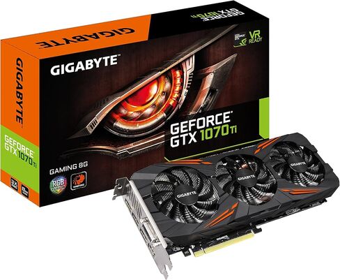 Gigabyte Geforce GTX 1070 TI Gaming 8G (GV-N107TGAMING-8GD) in Saudi Arabia