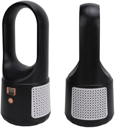 مروحة البرج بلا حدوث ، معجبين بمكتب USB ، مروحة محمولة ، 6 سرعات الرياح سهلة نظيفة ، مروحة تبريد محمولة هادئة مع شاشة LED لمكتب غرفة نوم المنزل (أسود) in Kuwait