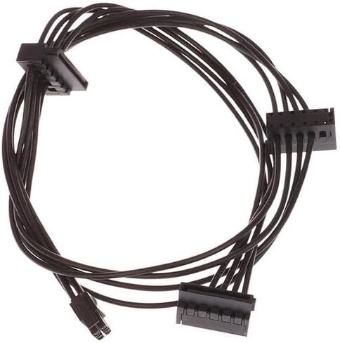 4 دبوس بدوره 1/2/3 إمدادات الطاقة SATA لواجهة اللوحة الرئيسية الصغيرة 4pin إلى/اثنين/ثلاثة كابل مزود الطاقة STA SSD (65 سم) in Saudi Arabia