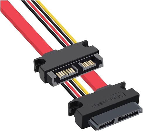 7+6Pin Optical Drive Data Extension Cable SATA Optical Drive Extension Cable 13P Extension Male to Female in Saudi Arabia