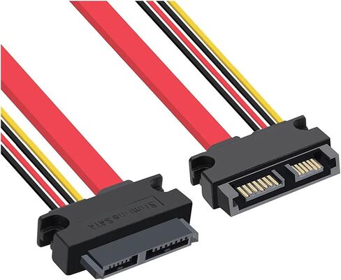 7+6Pin Optical Drive Data Extension Cable SATA Optical Drive Extension Cable 13P Extension Male to Female in Saudi Arabia