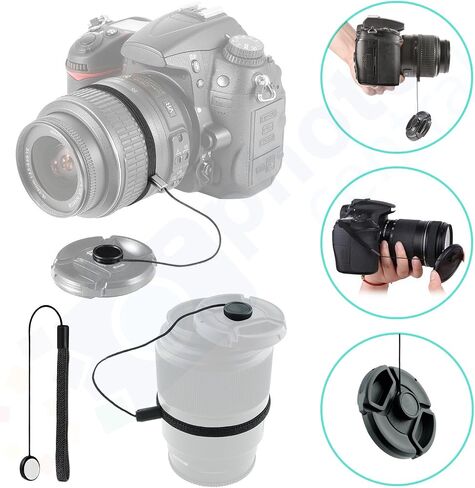 واقي غطاء غطاء العدسة في الوسط الأمامي + حارس كاب + قطعة قماش التنظيف لـ Sigma 35mm F1.4 Art DG HSM Lens in Saudi Arabia