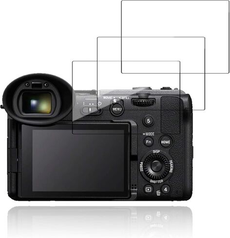 [3 عبوة] واقي الشاشة لـ Sony FX2 ، الزجاج المقسّر HD ، صلابة 9 ساعات ، خدش ، واقي أفلام زجاجية مضادة للأصفر ، كاميرا Sony FX2 in Kuwait