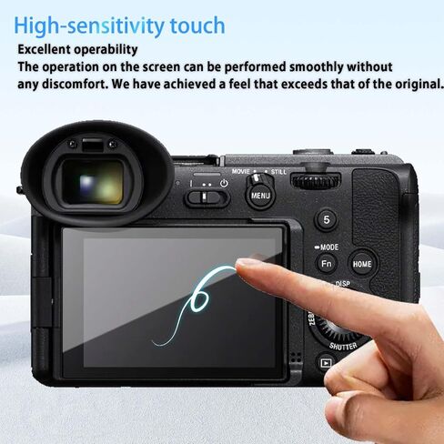 [3 عبوة] واقي الشاشة لـ Sony FX2 ، الزجاج المقسّر HD ، صلابة 9 ساعات ، خدش ، واقي أفلام زجاجية مضادة للأصفر ، كاميرا Sony FX2 in Kuwait
