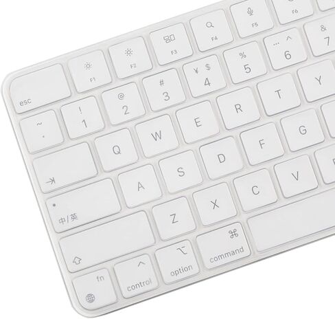 غطاء لوحة المفاتيح الجلد لعام 2023 2021 Apple IMAC 24 بوصة لوحة المفاتيح M3 M3 Chip ، Magic Keyboard MK293LL/A A2449 و MK2A3LL/A A2450 لوحة مفاتيح (Clear) in Saudi Arabia
